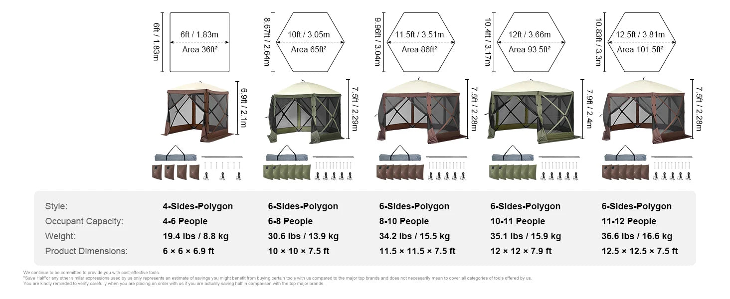 Pop Up Gazebo Tent