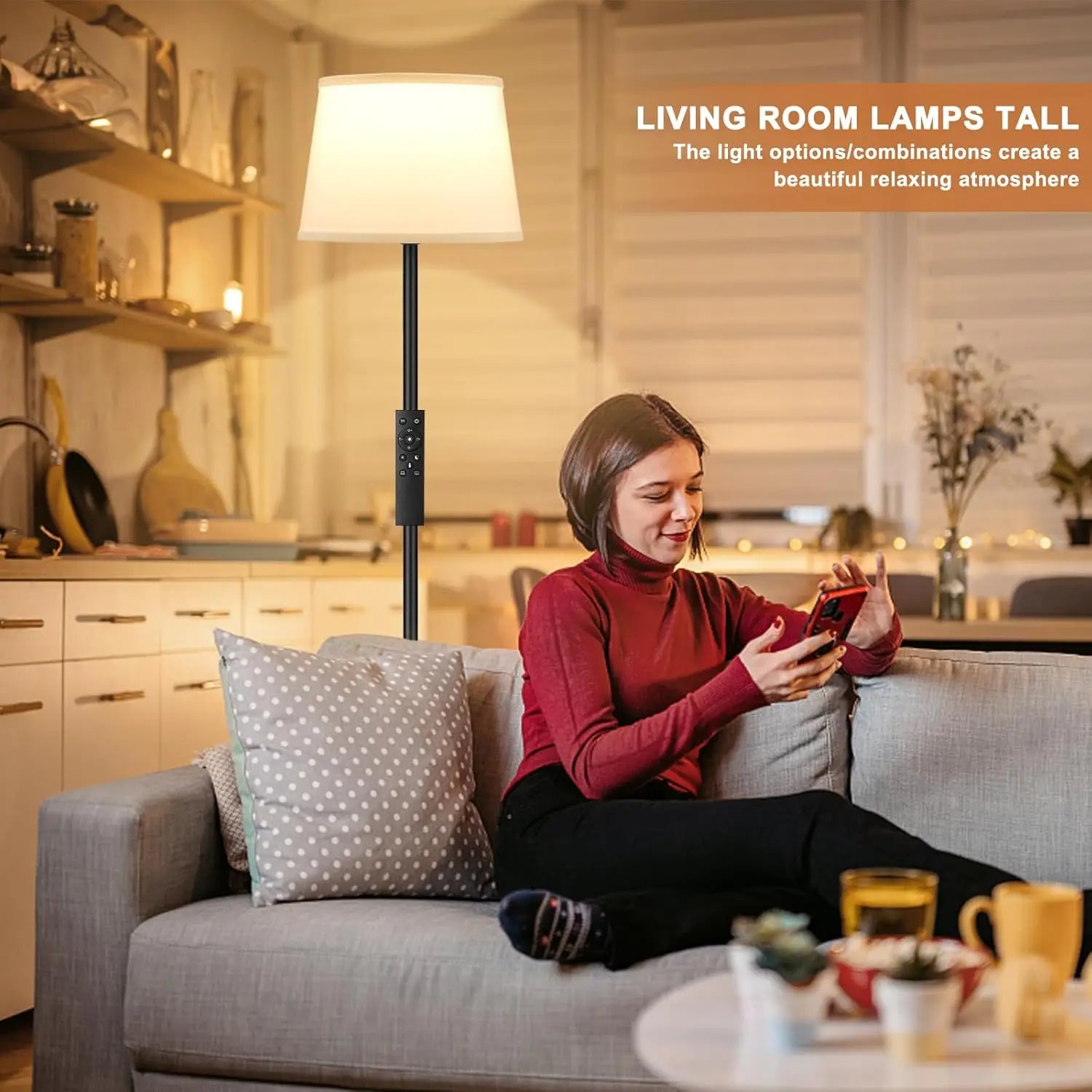Adjustable Brightness LED Floor Lamp
