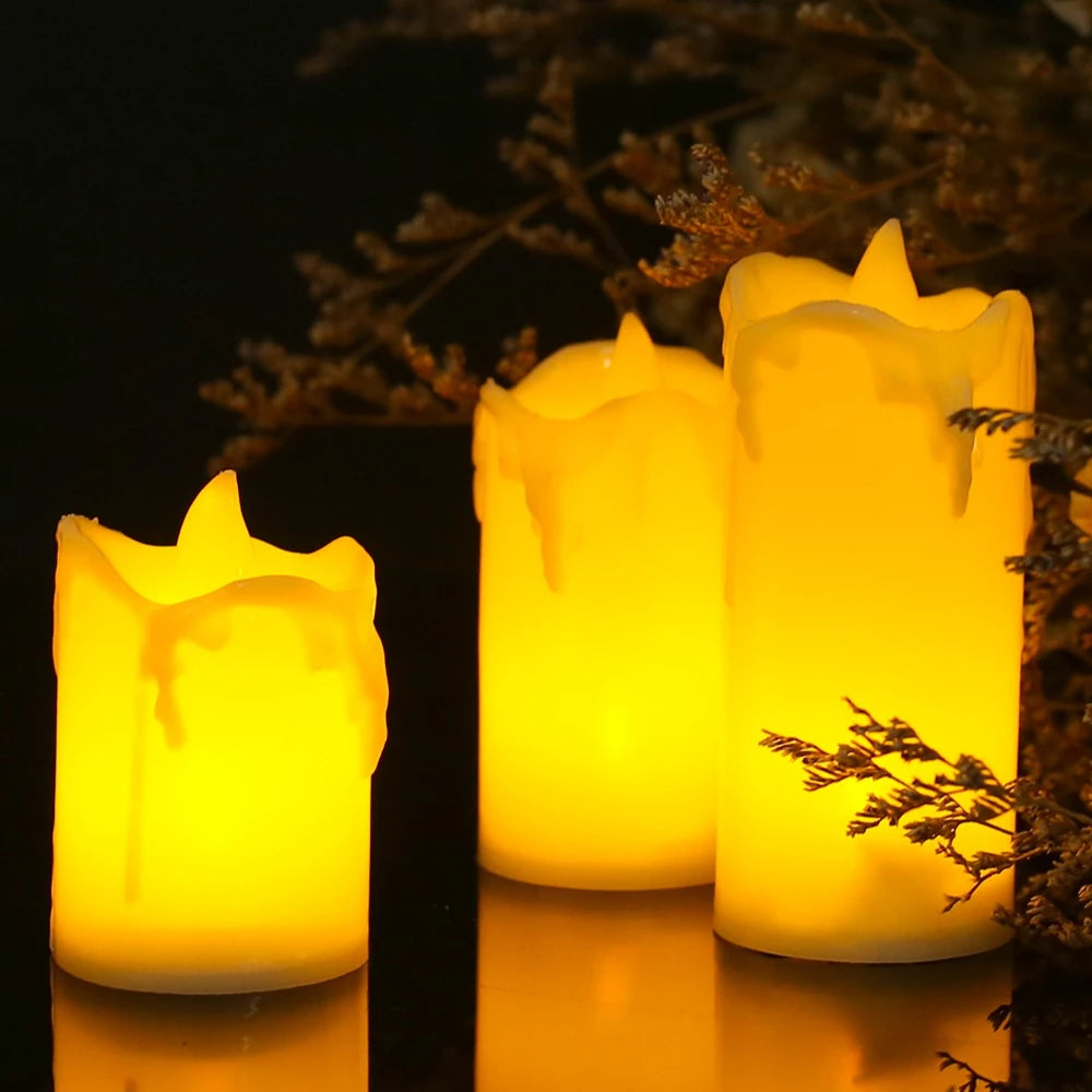 Flameless LED Votive Candles Set 100+Hour Lasting