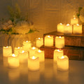 Flameless LED Votive Candles Set 100+Hour Lasting