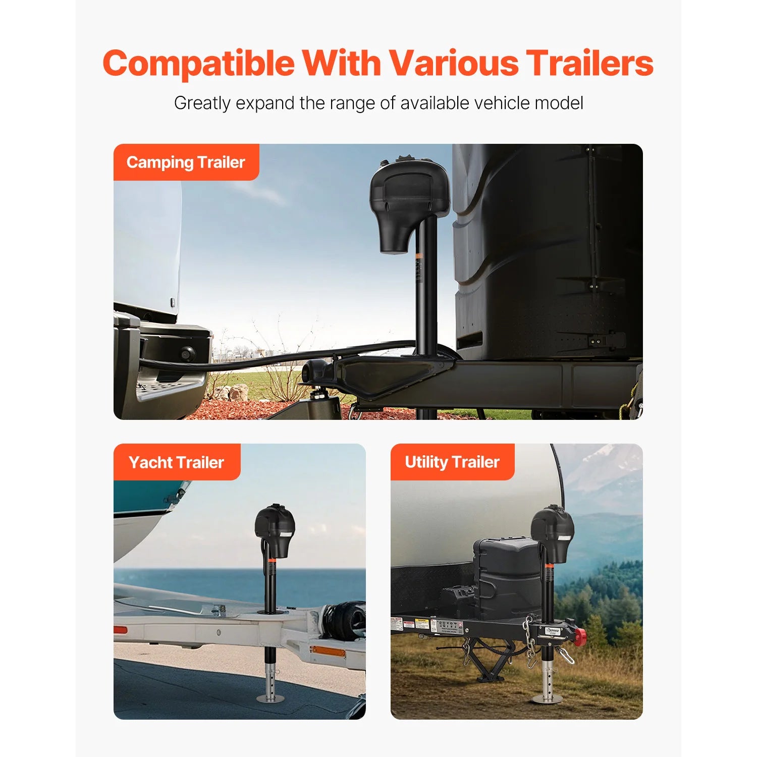 3500/5000Lbs Electric Trailer Jack for Campers
