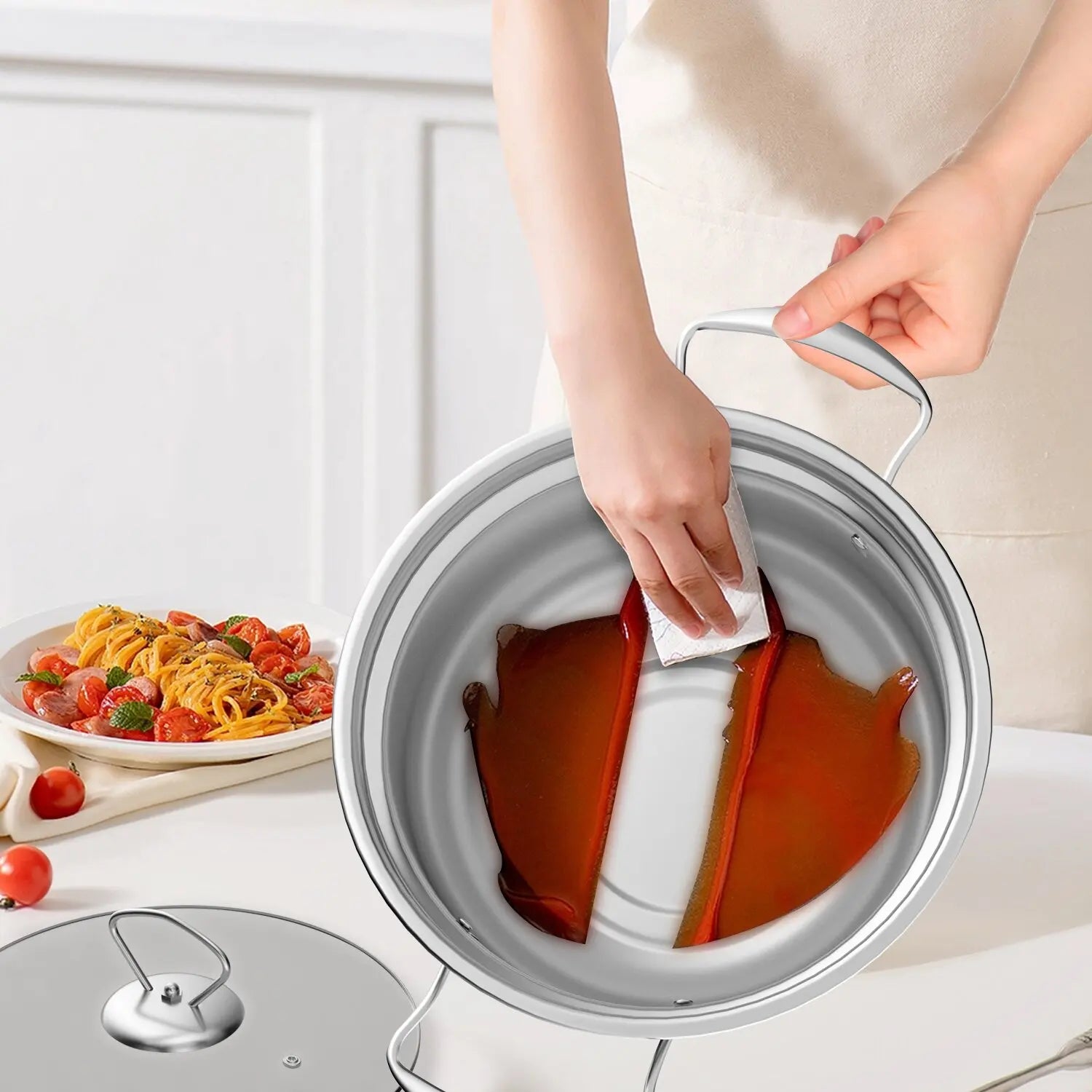 15 pcs Stainless Steel cookware set