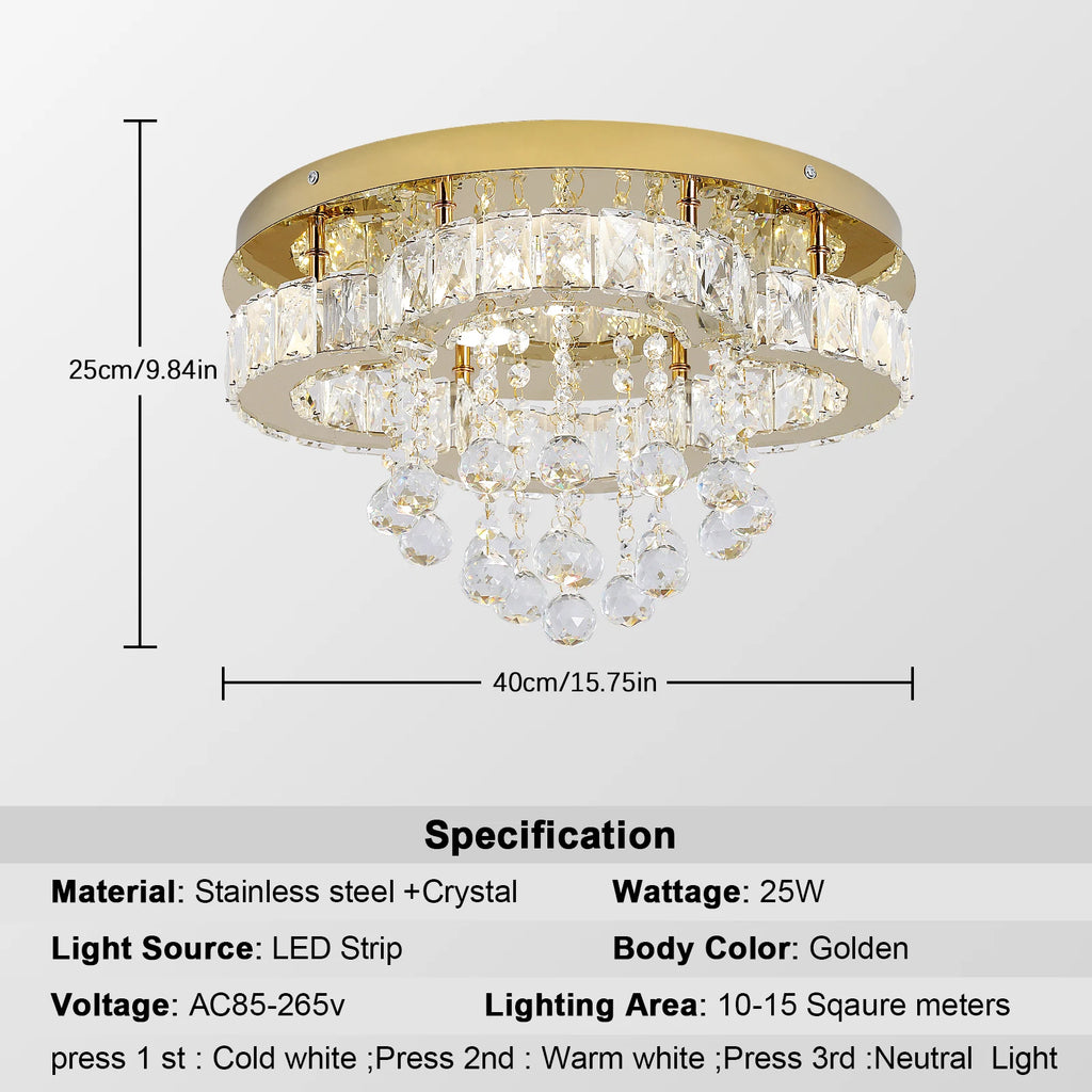 VETRULUS Crystal Chandelier