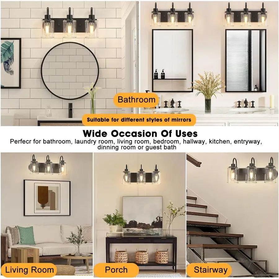 Black Vanity Light Farmhouse Wall Sconces