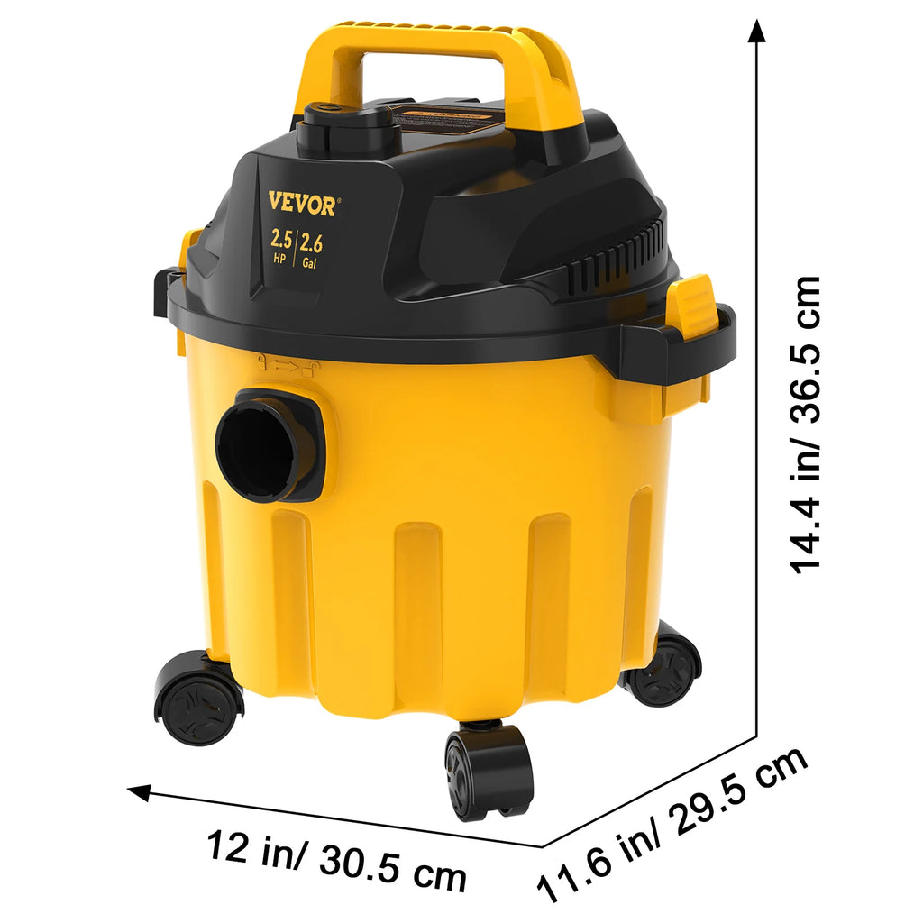 SucceBuy Wet Dry Vac 2.6 Gallon