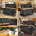 Heavy-Duty Rolling Tool Chest with Power Strip,, 1675 lbs Capacity