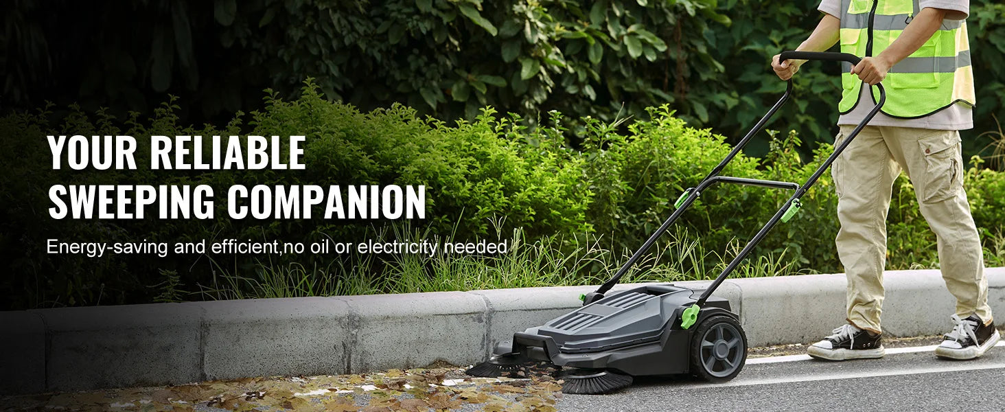 5-Gal Walk-behind Floor Sweeper 25.6"