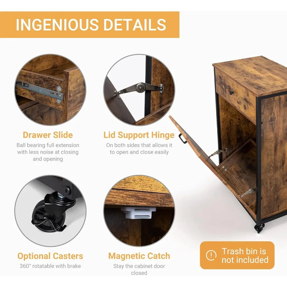 13 Gallon Tilt Out Trash Cabinet