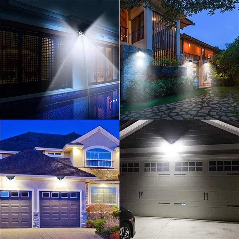 Outdoor Solar Lamp 100 LED Wall Lights