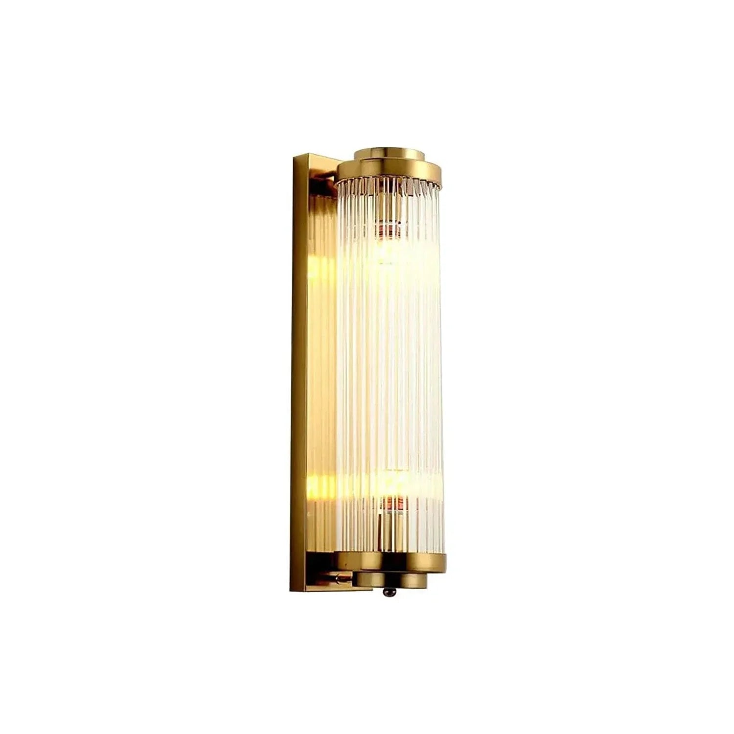 Vertical Linear Glass Wall Lamp