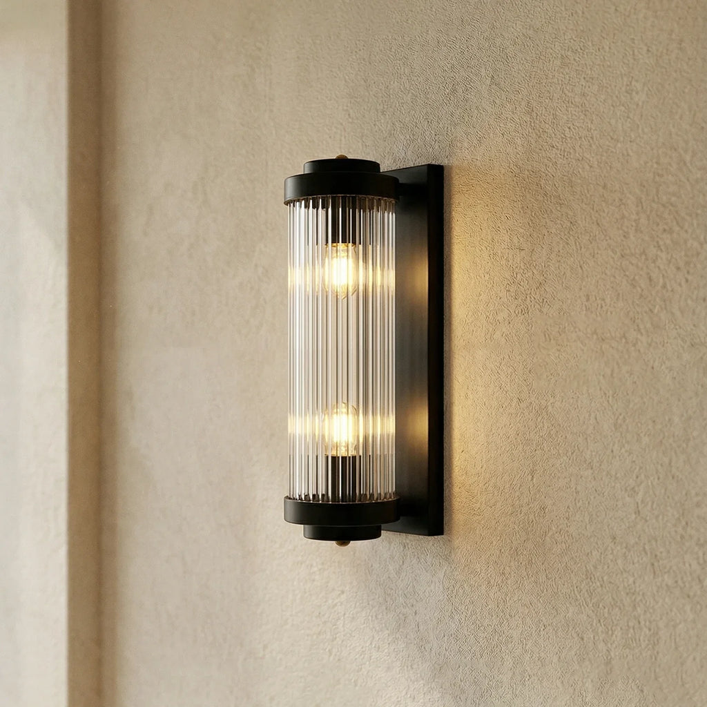 Vertical Linear Glass Wall Lamp