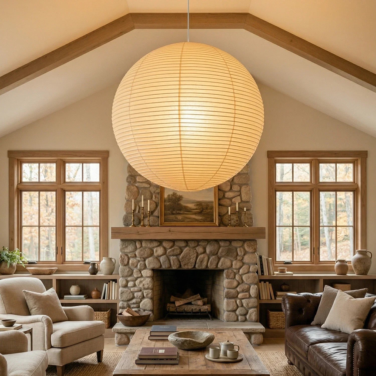 Washi Paper A Series Pendant Light