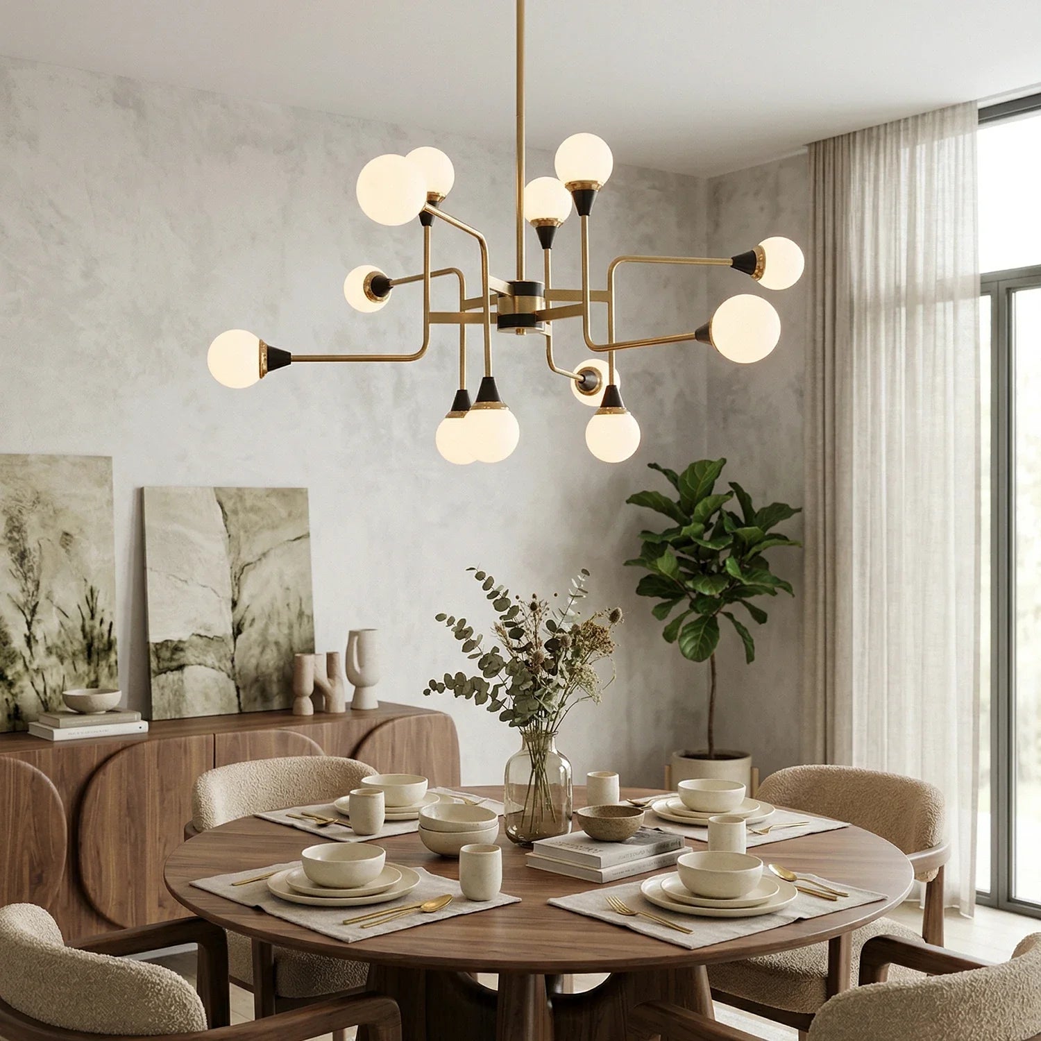 Waterfall Glass Raindrop Chandelier
