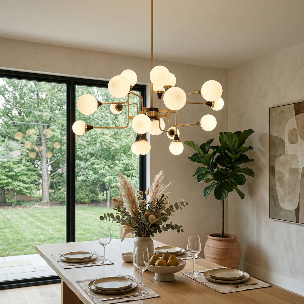 Waterfall Glass Raindrop Chandelier
