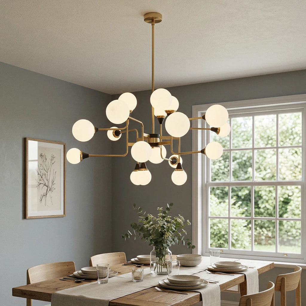 Waterfall Glass Raindrop Chandelier