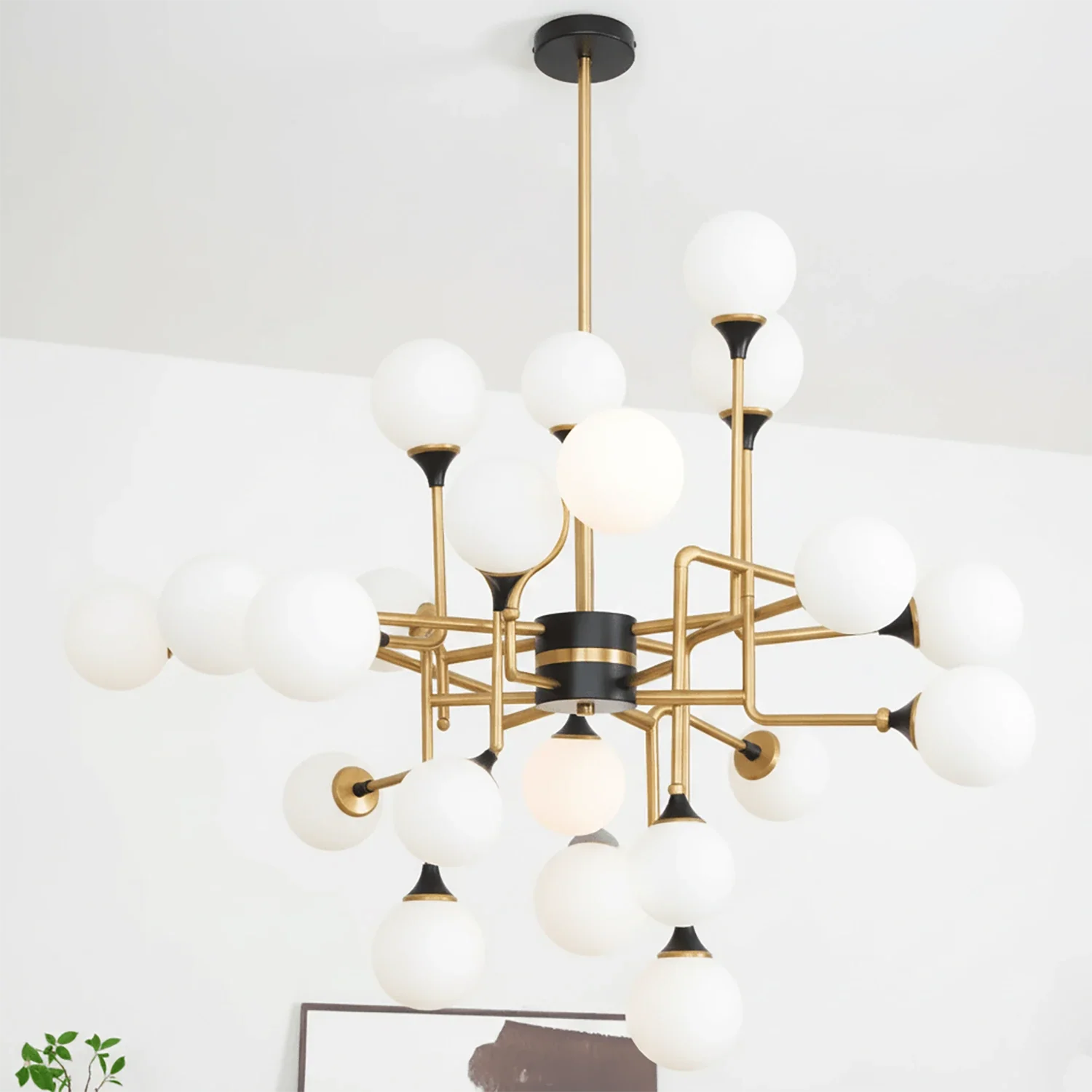 Waterfall Glass Raindrop Chandelier