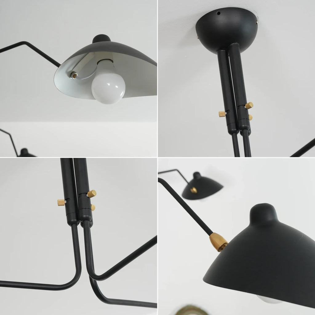 Spider-Arm Rotation Duckbill Ceiling Light