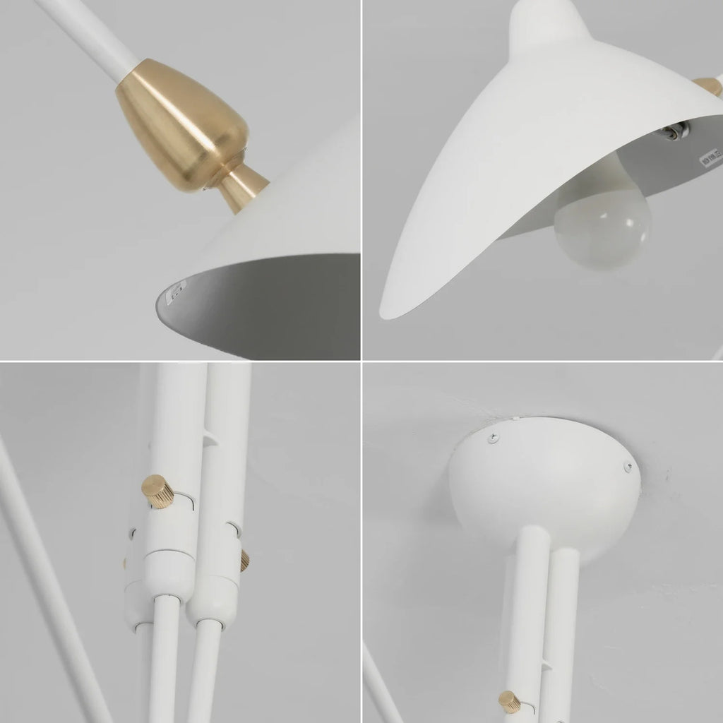 Spider-Arm Rotation Duckbill Ceiling Light