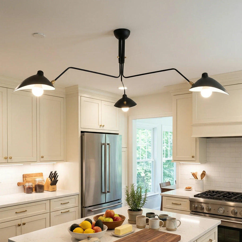 Spider-Arm Rotation Duckbill Ceiling Light