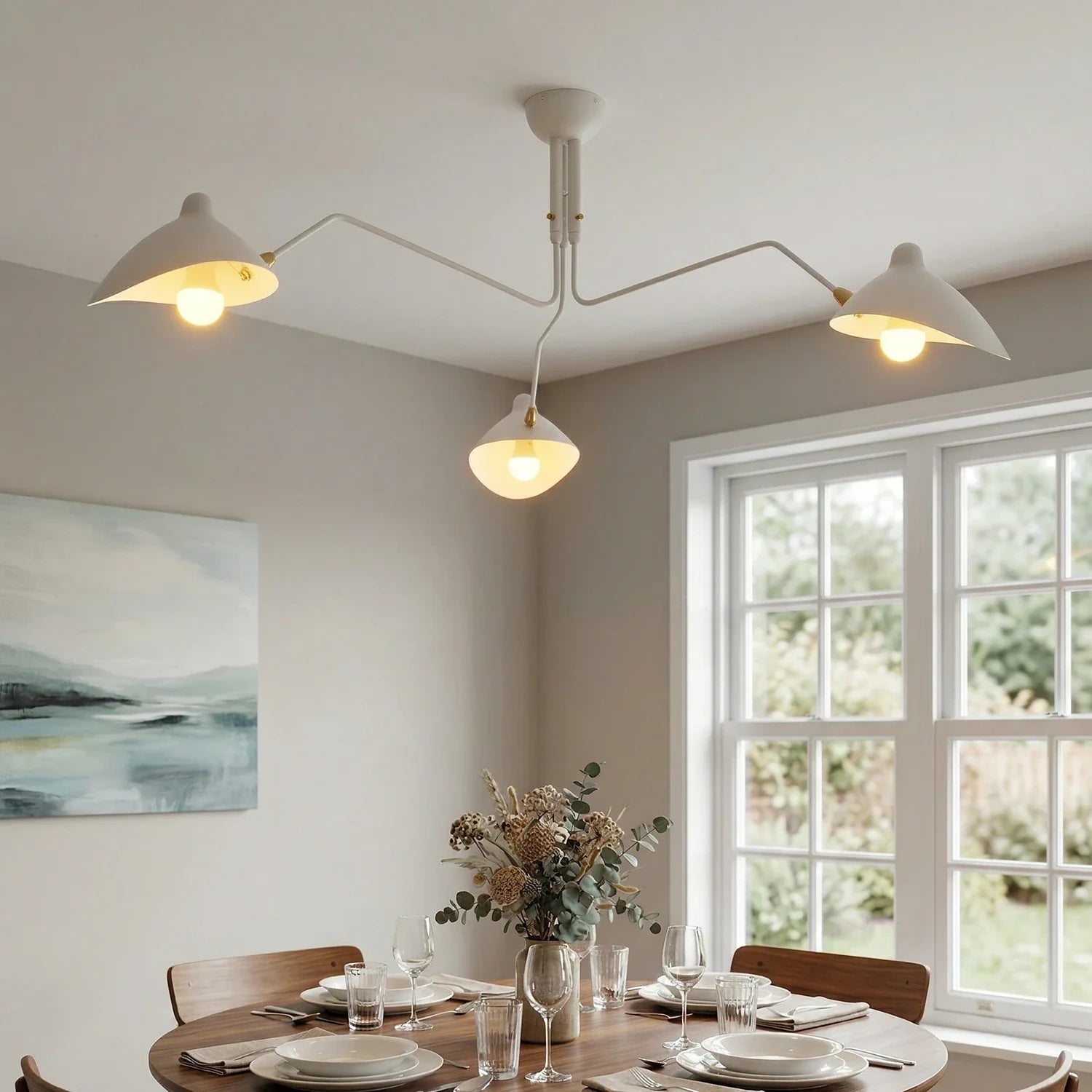 Spider-Arm Rotation Duckbill Ceiling Light