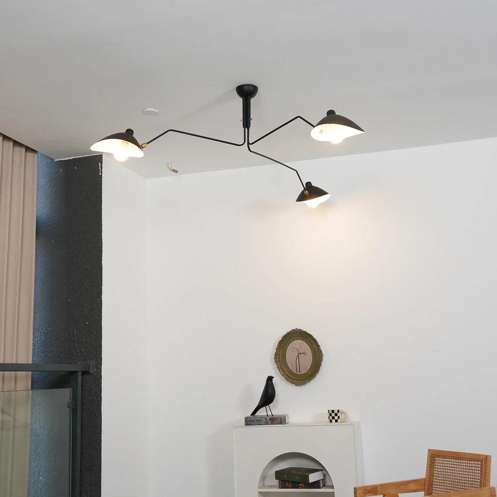 Spider-Arm Rotation Duckbill Ceiling Light
