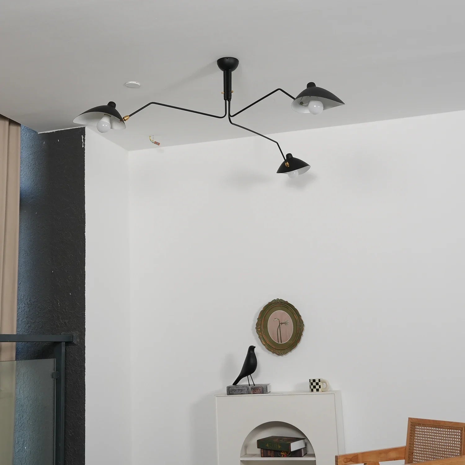 Spider-Arm Rotation Duckbill Ceiling Light