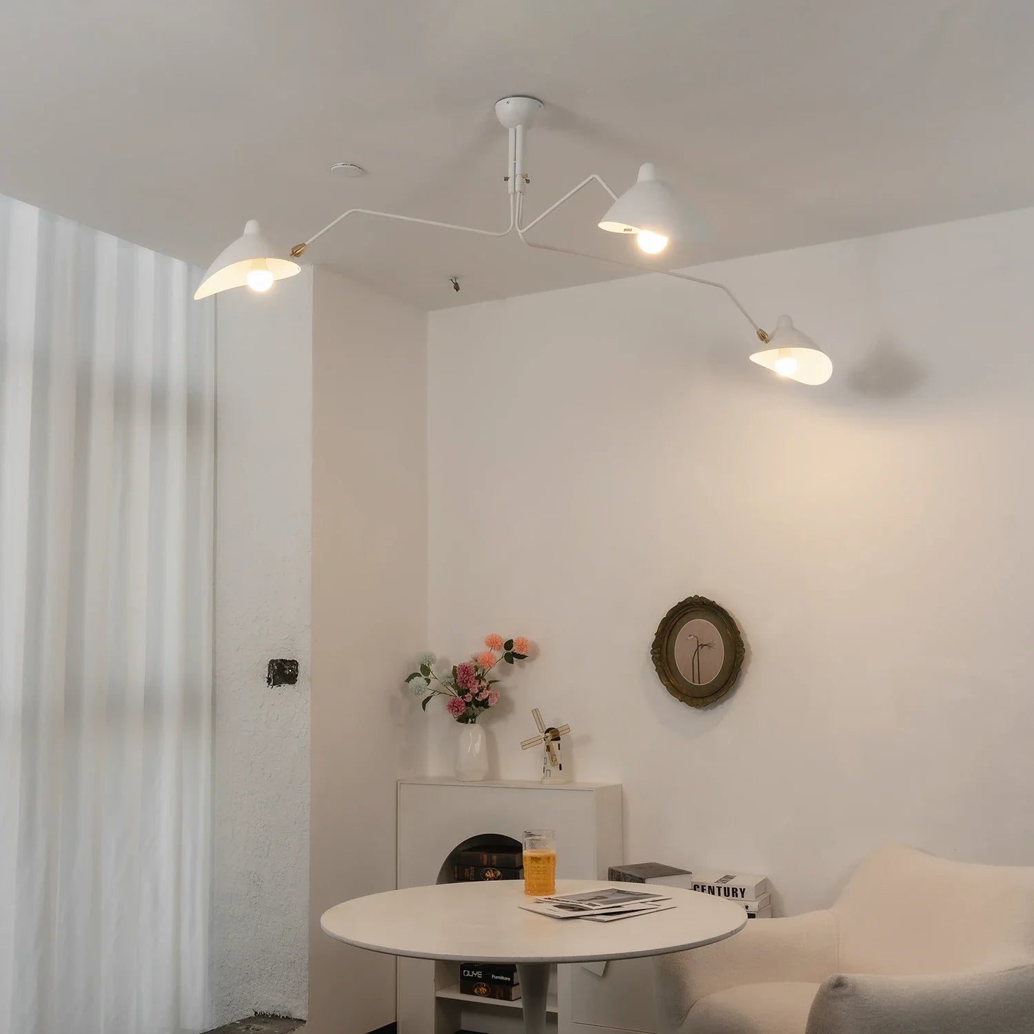 Spider-Arm Rotation Duckbill Ceiling Light
