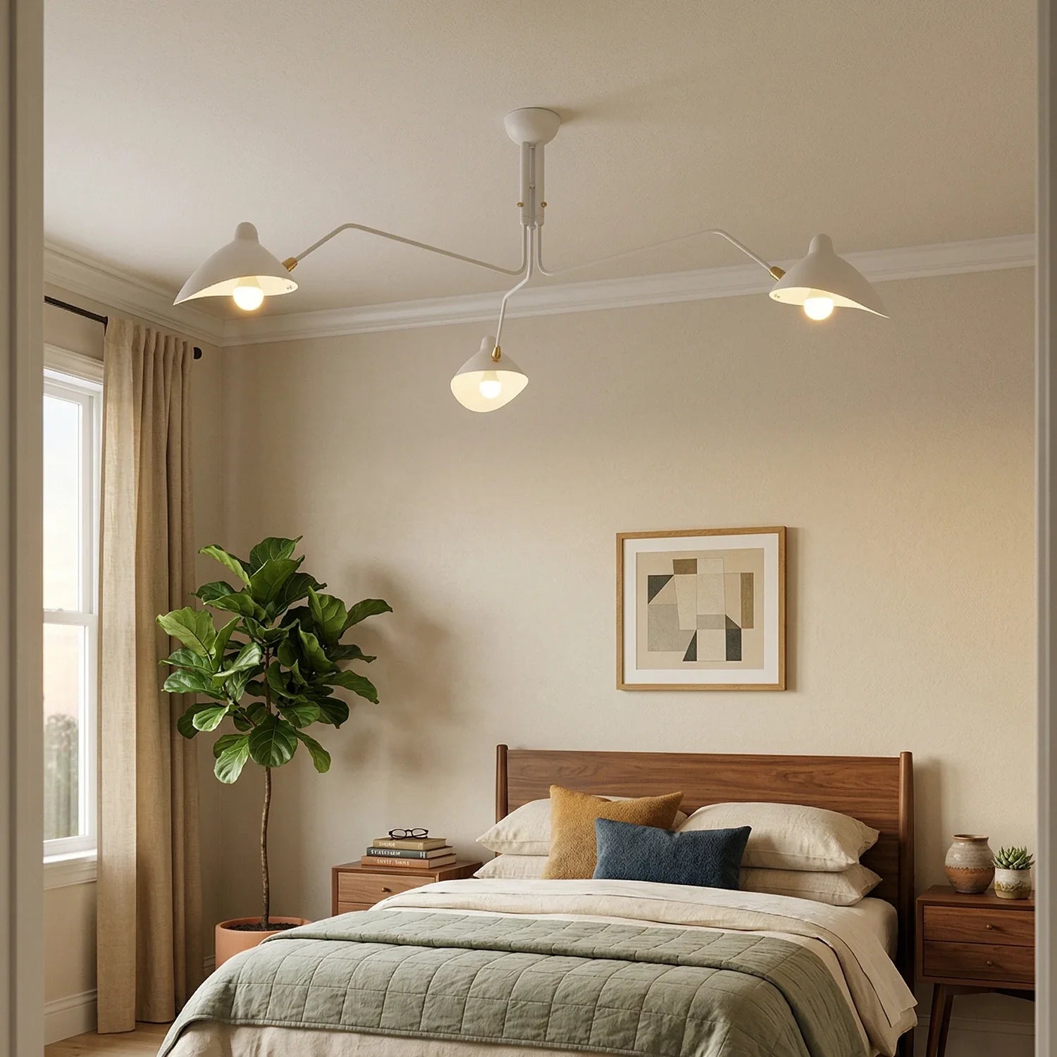Spider-Arm Rotation Duckbill Ceiling Light
