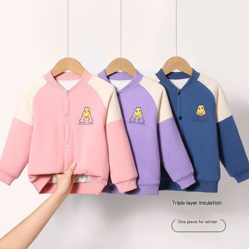 Children's Warm Cotton Jacket | For Fall and Winter - # BAAA61110013 & BOAA11210007 & GIAA21210021