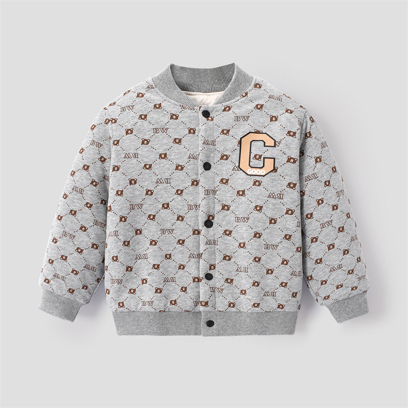 Children's Warm Cotton Jacket | For Fall and Winter - # BAAA61110013 & BOAA11210007 & GIAA21210021