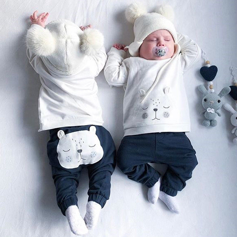 Cotton Baby Boys and Girls Clothing Set | 2 Pieces - # BAAA51210076