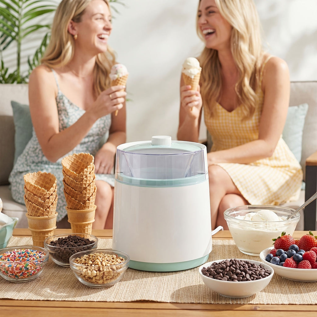 Stainless Steel Ice Cream Maker 0.8L
