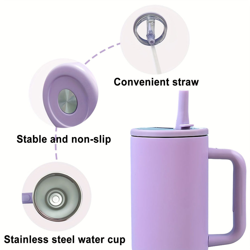 Stainless Steel Insulated Tumbler with Lid and Straw