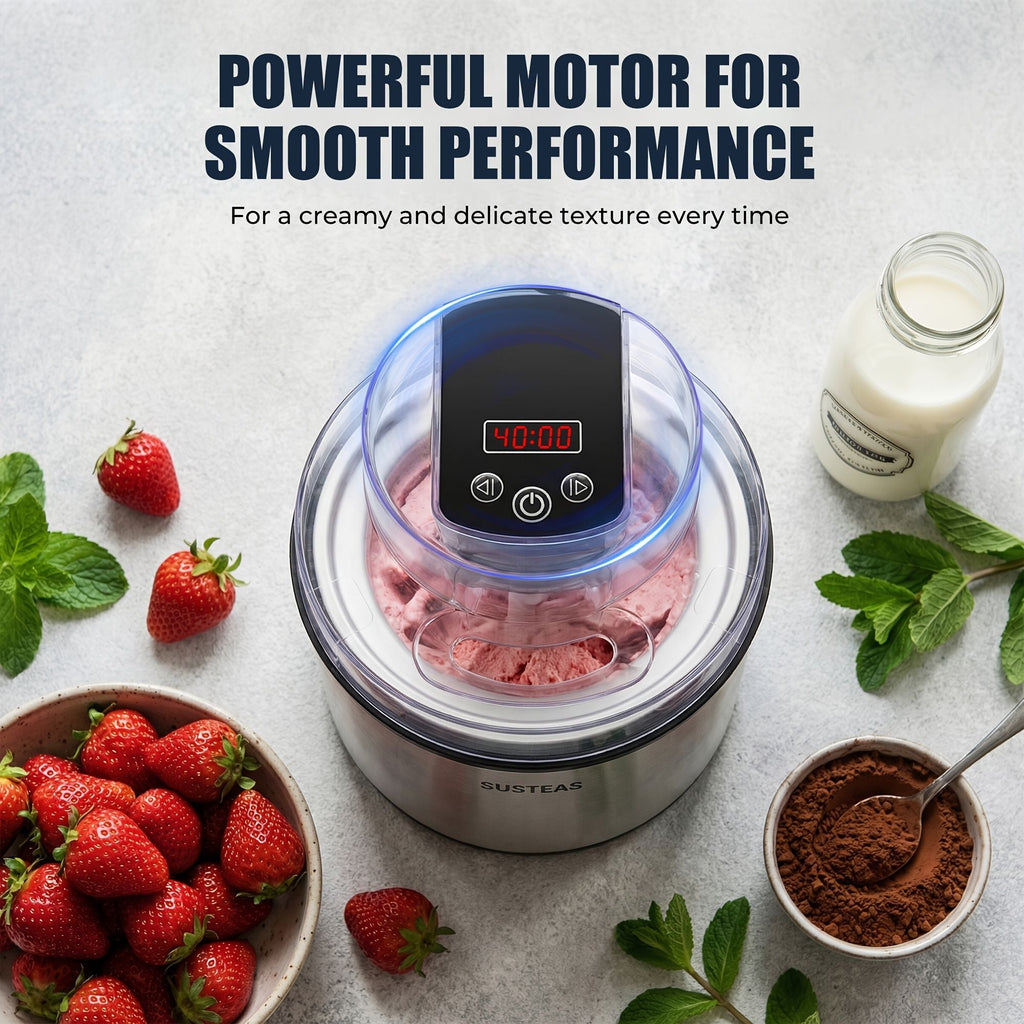 Stainless Steel Ice Cream Maker 0.8L