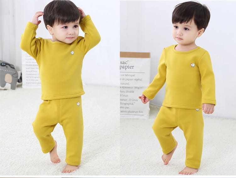 Winter Thermal Clothes Set | For Infants and Toddlers | 2 Pieces - # BAAA51210077 & GIAA21310013 & BOAA11310026