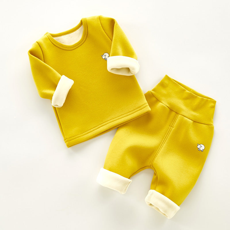 Winter Thermal Clothes Set | For Infants and Toddlers | 2 Pieces - # BAAA51210077 & GIAA21310013 & BOAA11310026
