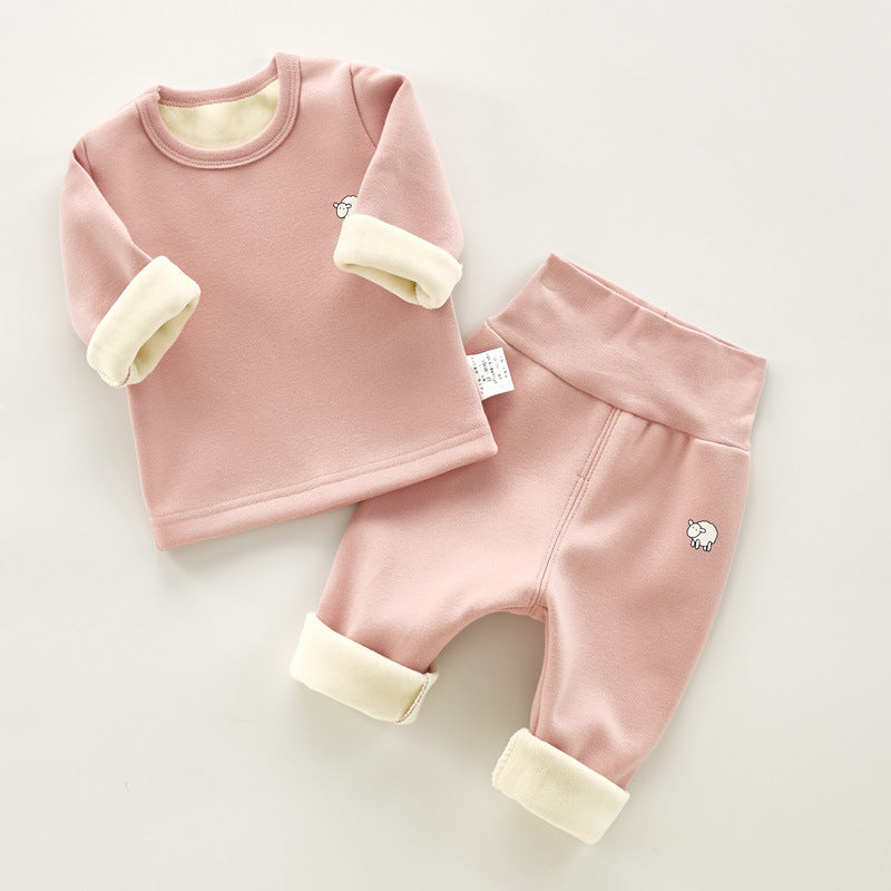 Winter Thermal Clothes Set | For Infants and Toddlers | 2 Pieces - # BAAA51210077 & GIAA21310013 & BOAA11310026