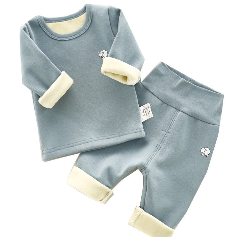 Winter Thermal Clothes Set | For Infants and Toddlers | 2 Pieces - # BAAA51210077 & GIAA21310013 & BOAA11310026